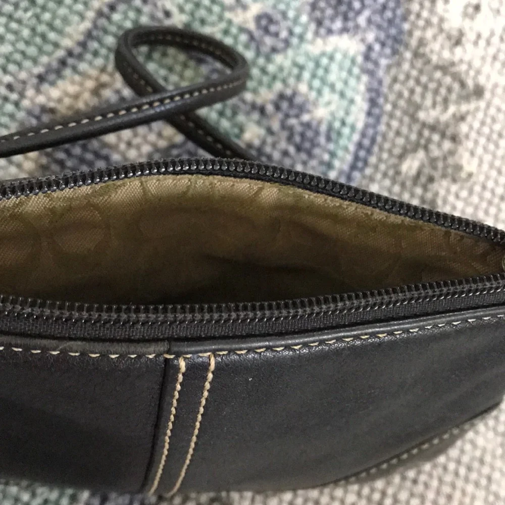 Coach Leather Wristlet
